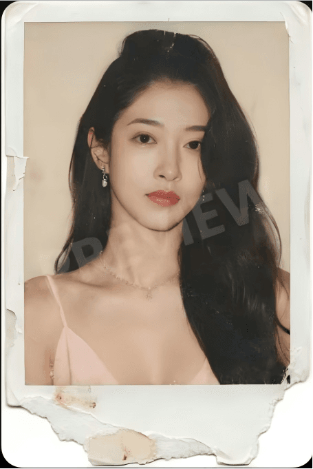 K-pop style photocard
